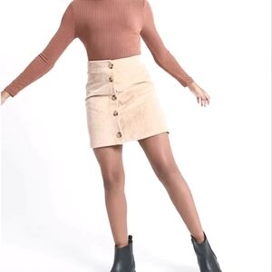 Kenzie Pocketed Corduroy Mini Skirt